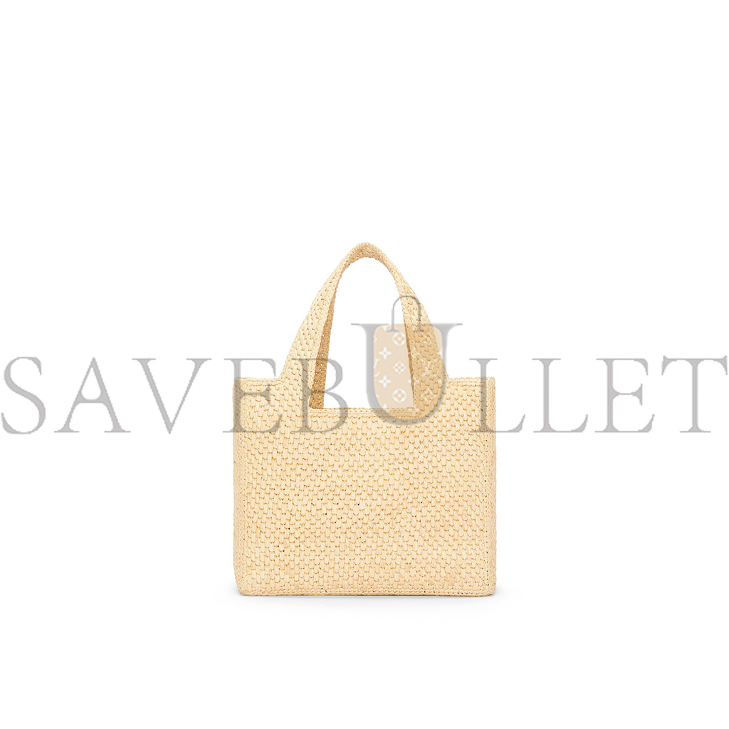 LOEWE SMALL FONT TOTE IN RAFFIA A685B59X03 (24*19.5*11cm) LOEWE SMALL FONT TOTE IN RAFFIA A685B59X03 (24*19.5*11cm)